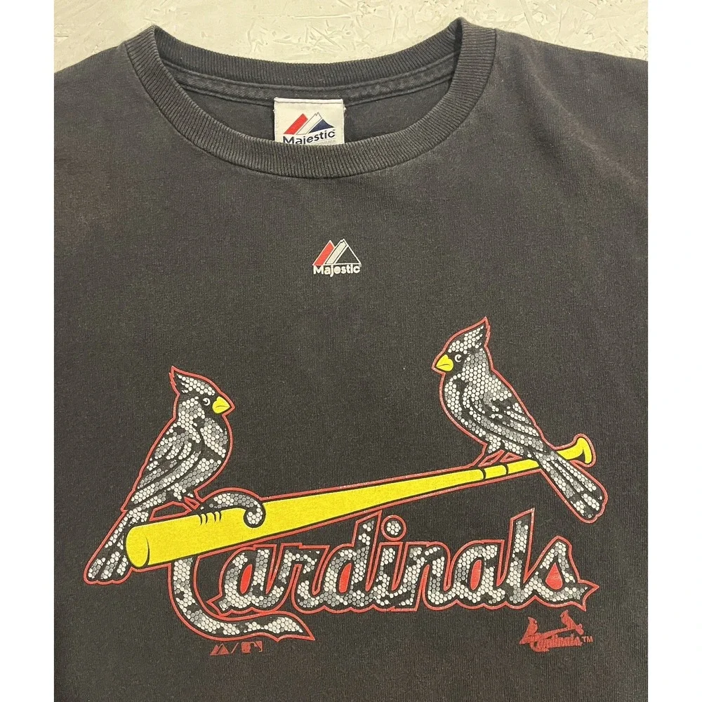 Vintage Y2K Majestic St Louis Cardinals Matt Holliday Shirt‎ Youth XL Mens S